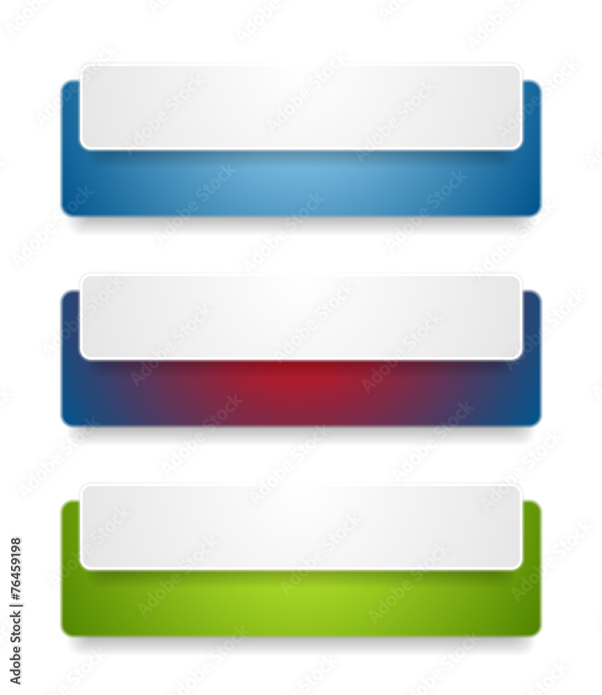 Abstract web headers design. Vector banners Abstract web headers design. Vector banners