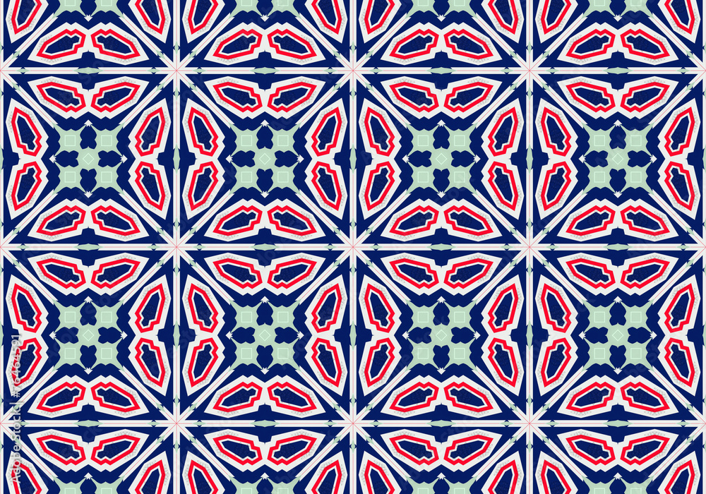 Ethnic pattern. Abstract kaleidoscope