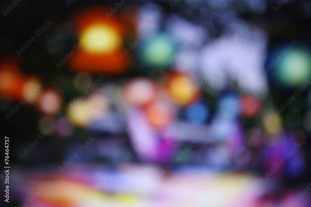 Bokeh background on black background Bokeh background on black background