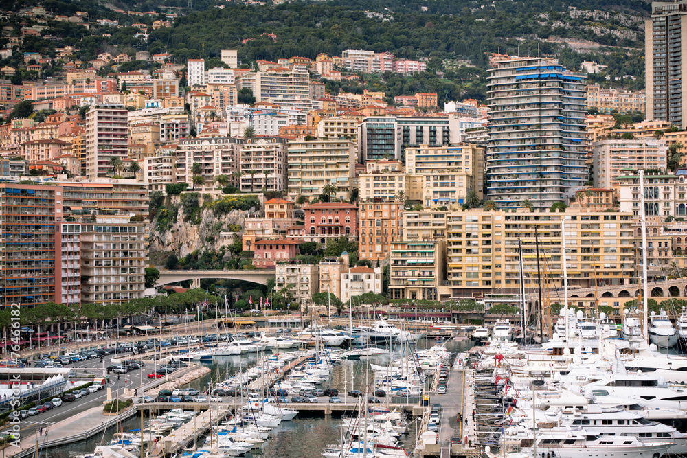 Monaco Harbour, Monte Carlo, view