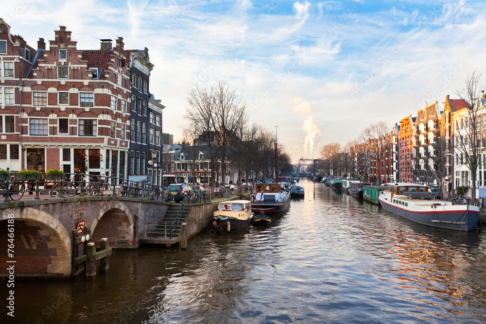 Amsterdam Canal Street view