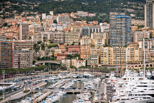 Monaco Harbour  Monte Carlo  view