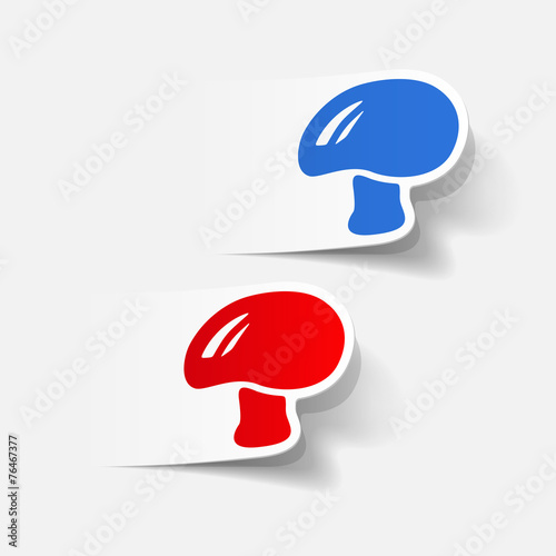 realistic design element: mushroom