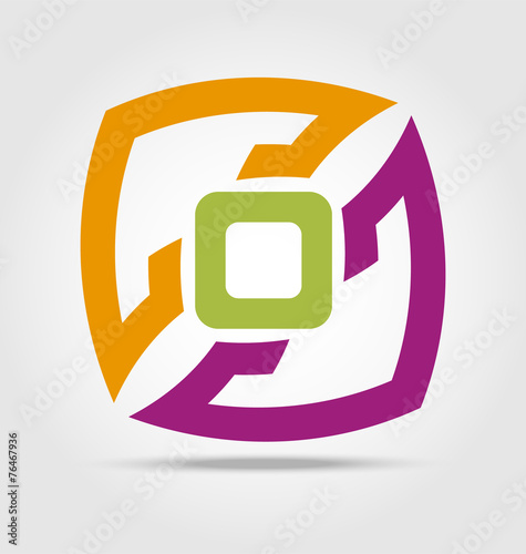 Logistic support business icon