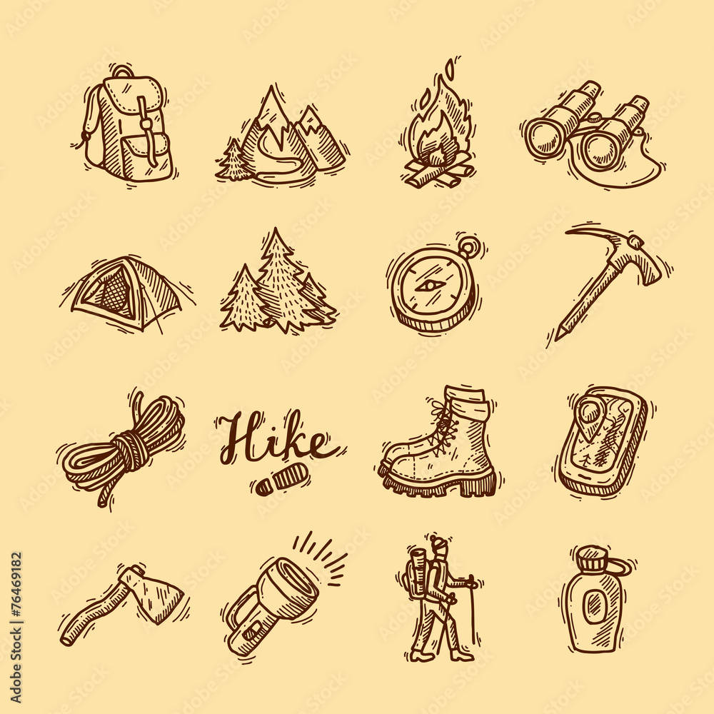 hike icons