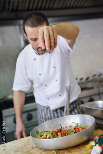 chef preparing food