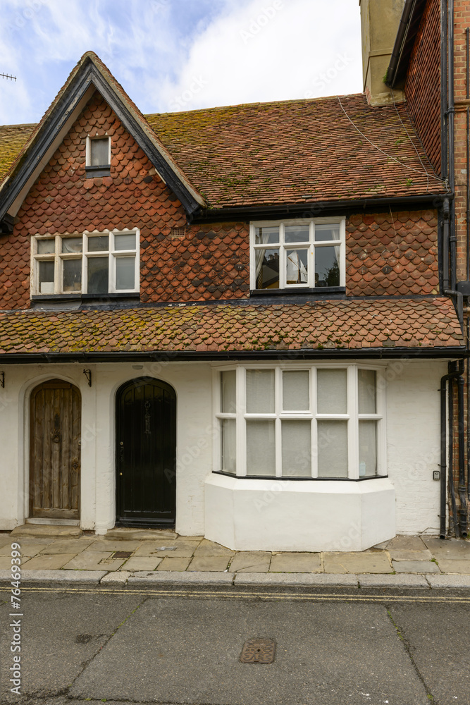 shingle roof cottage at Hastings