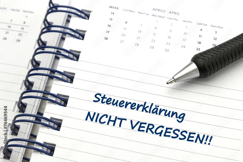 Steuererklärung Steuererklärung