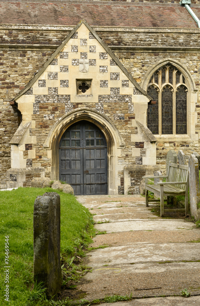 side entrance of All Saints Parish, Hastings side entrance of All Saints Parish, Hastings