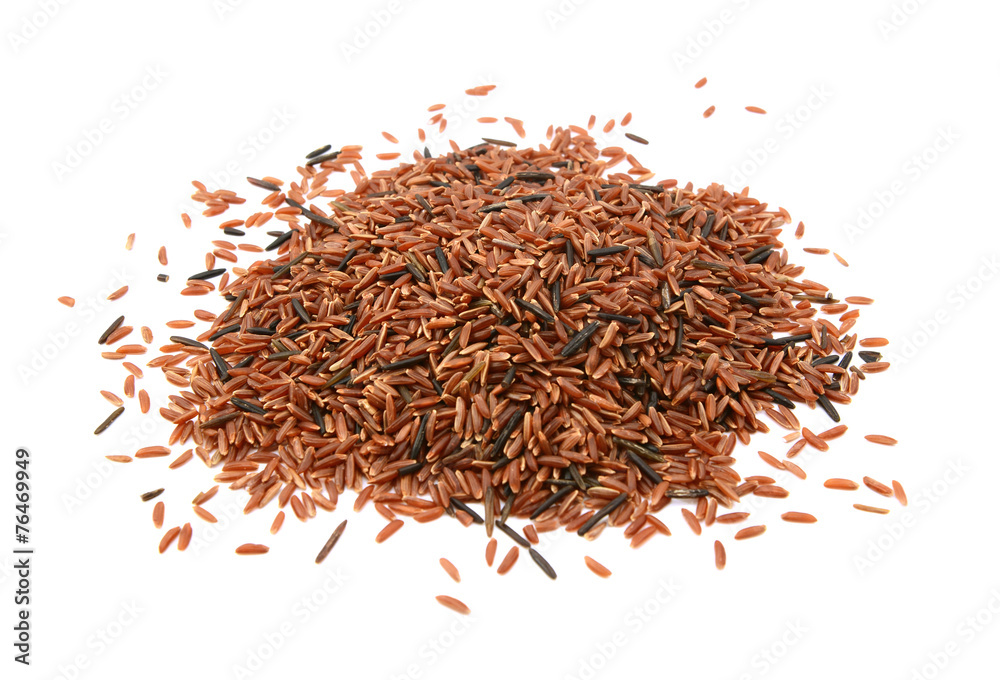 Fototapeta premium Camargue red rice grains