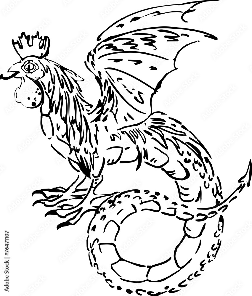 Basilisk Stock Vector Adobe Stock