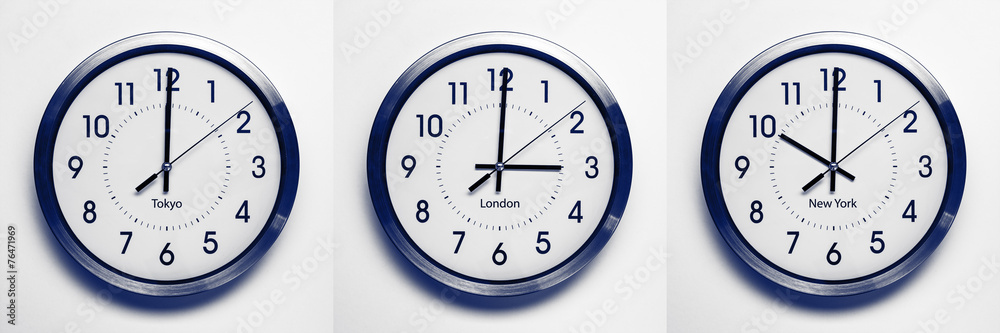 time zone clocks time zone clocks