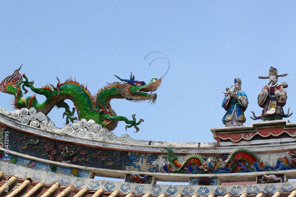 Fototapeta premium Dragon sculpture