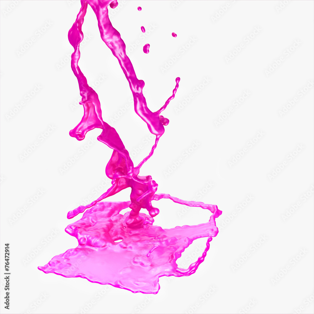 Fototapeta premium Colored Paint Splash