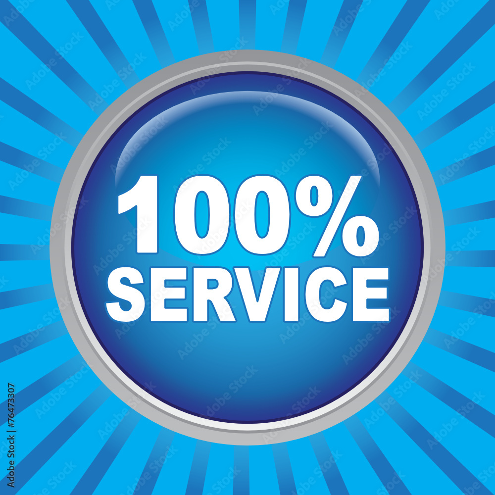 100% SERVICE ICON