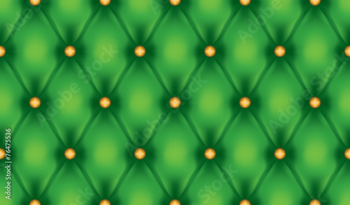 Green luxury quiltn vector seamless pattern