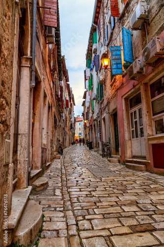 Fototapeta Średniowieczne stare miasto Rovinj, Chorwacja