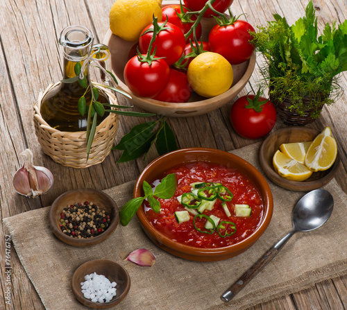 tomato soup gaspacho