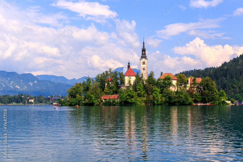 Bled with lake