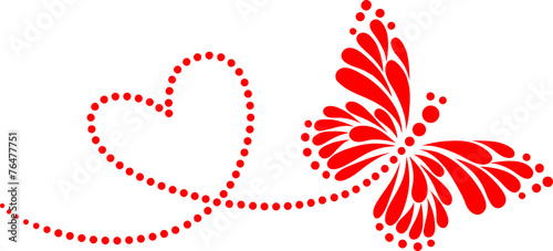 Butterfly, Heart, Forever Love, Valentine´s Day