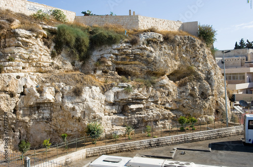 Fototapete Garden Tomb in Jerusalem