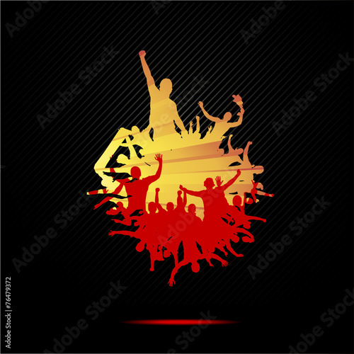 Banner for sports championship and concert