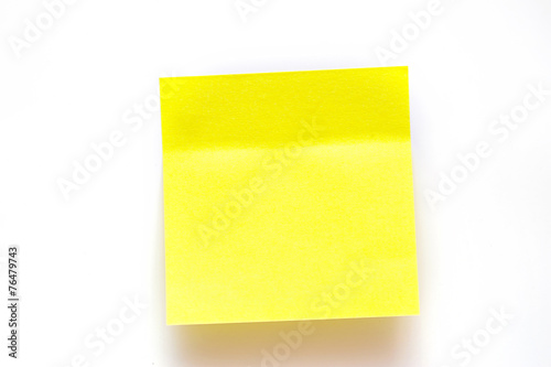 yellow stickers on a white background
