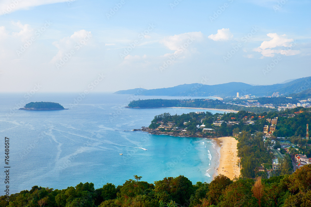 View at Kata Noi, Kata and Karon beach