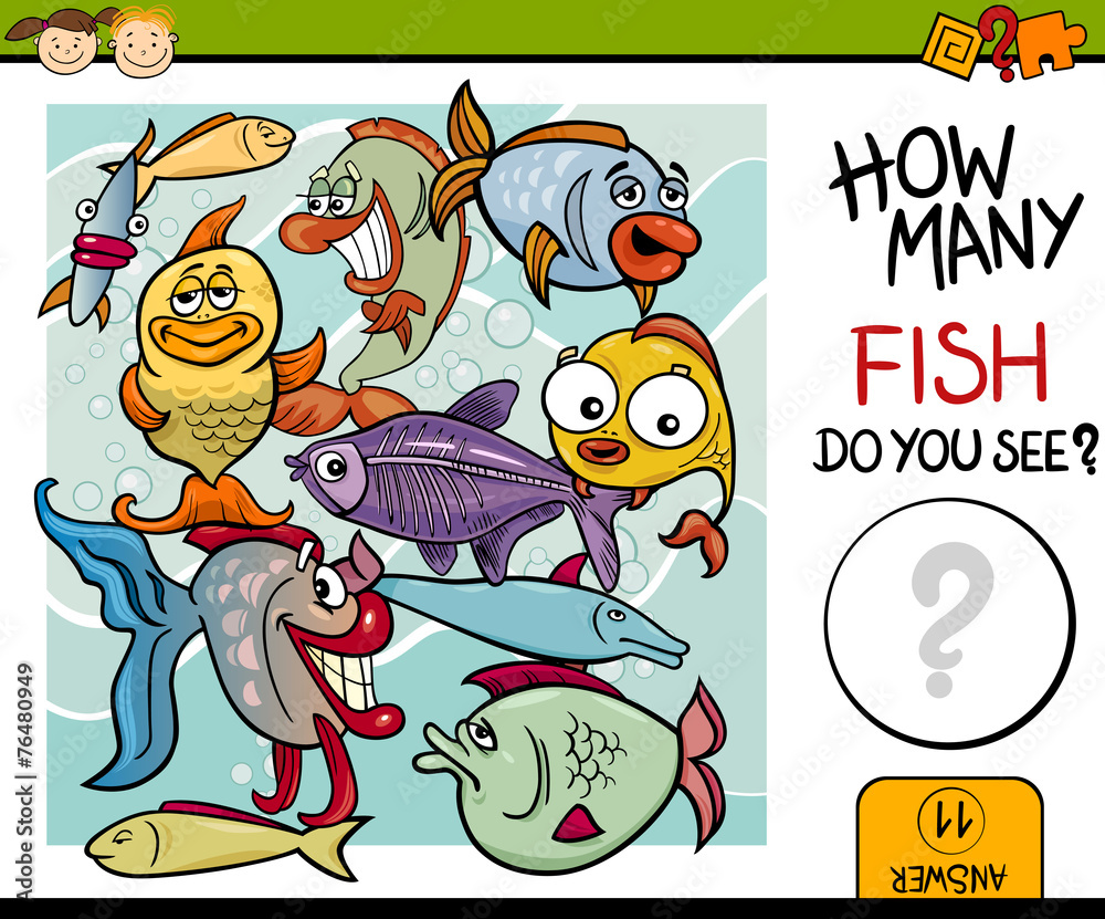 counting game cartoon illustration counting game cartoon illustration