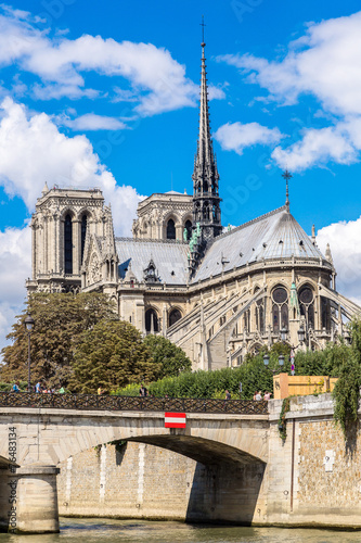 Fototapeta Naklejka Na Ścianę i Meble -  Seine and Notre Dame de Paris