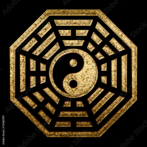 Canvas Print Pagua Yin Yang, China, Symbol Of Reality