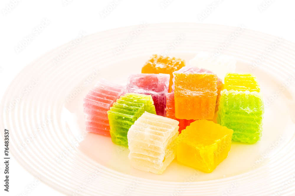 jelly candies on white background. jelly candies on white background.