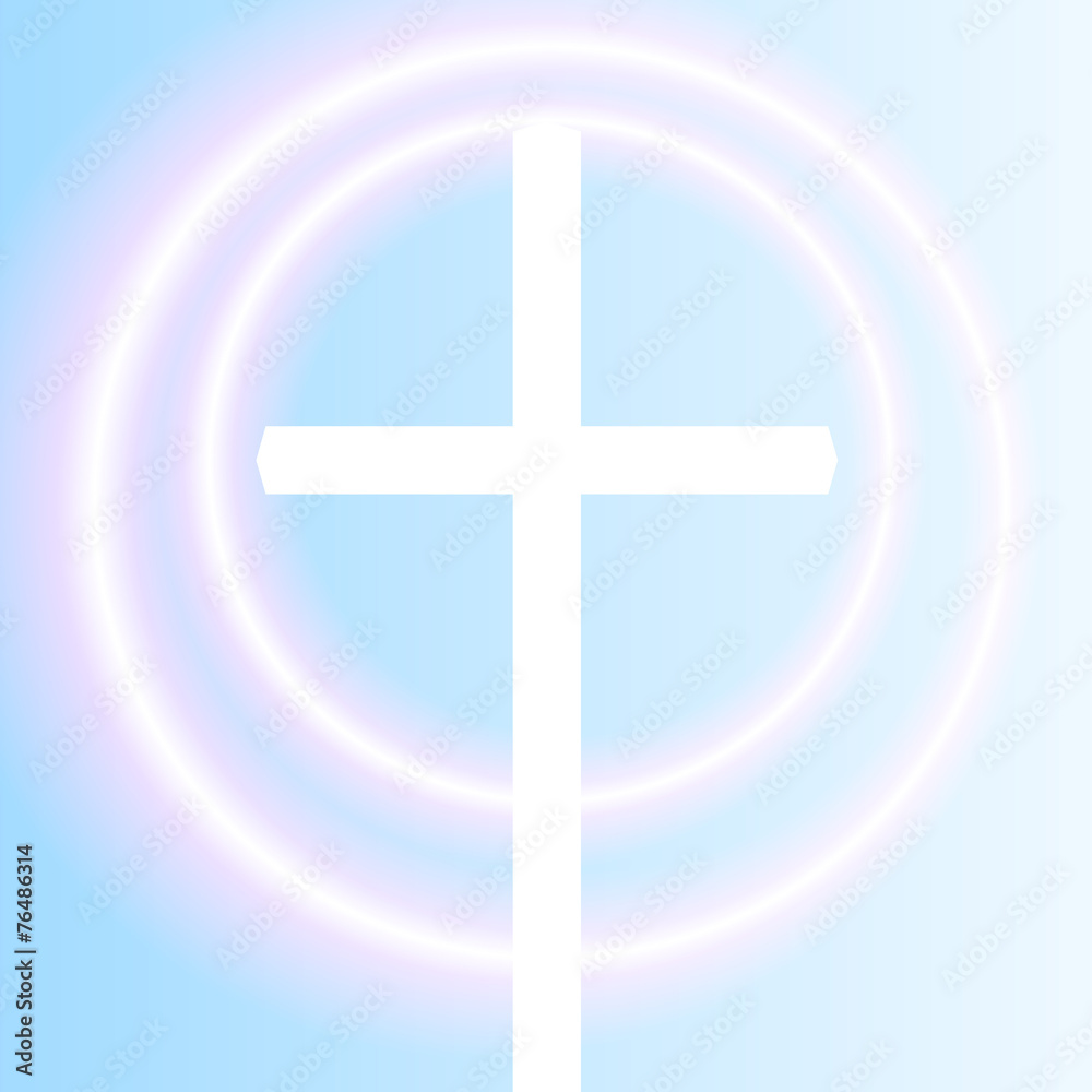 Obraz premium Cross vector abstract background concept template