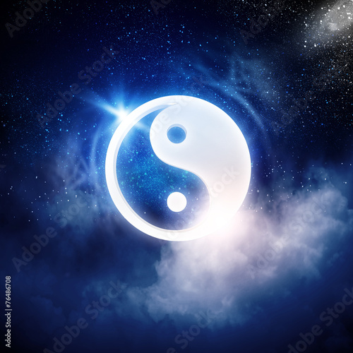 Canvas Print Yin yang symbol