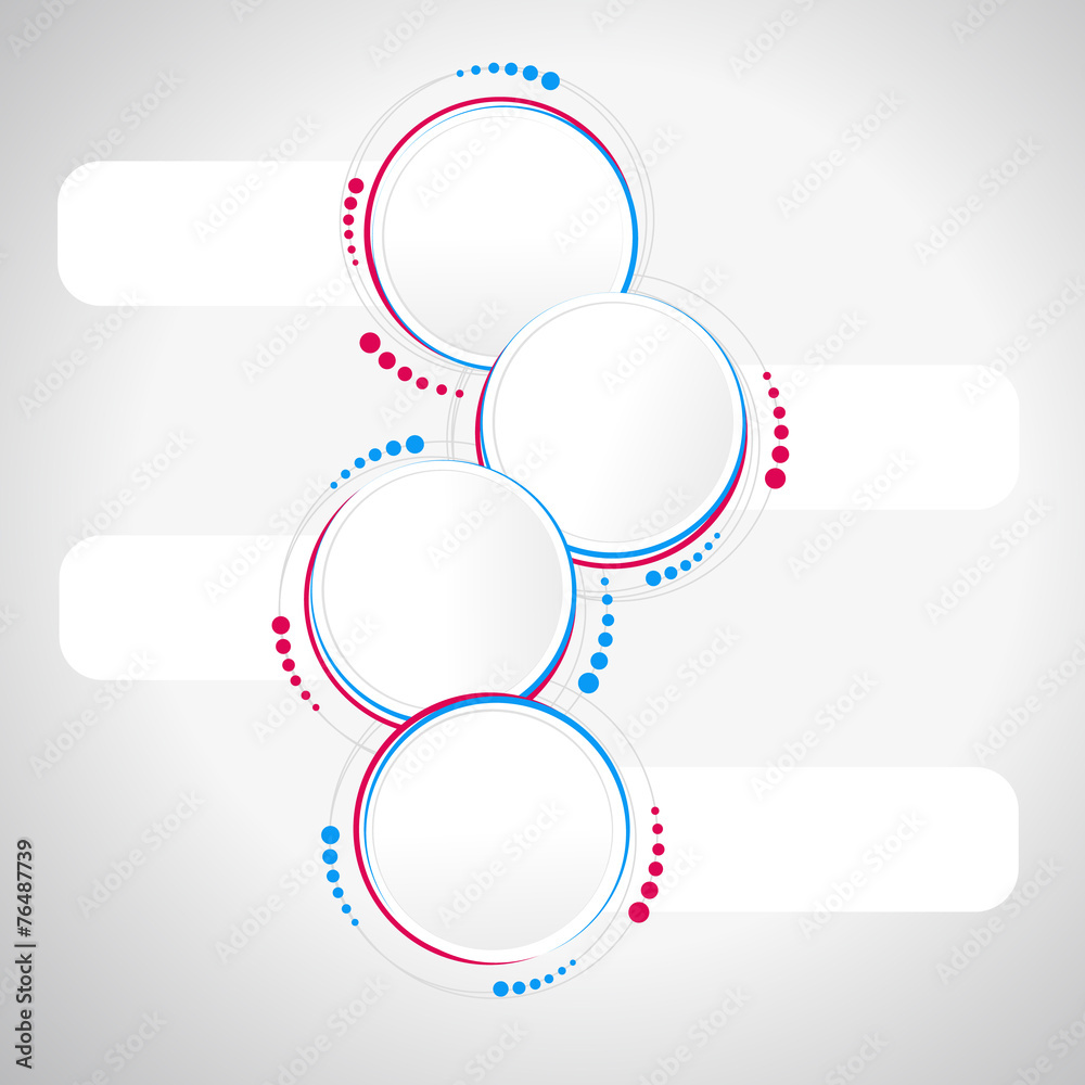 Abstract circle template - infographics, banner, print Abstract circle template - infographics, banner, print
