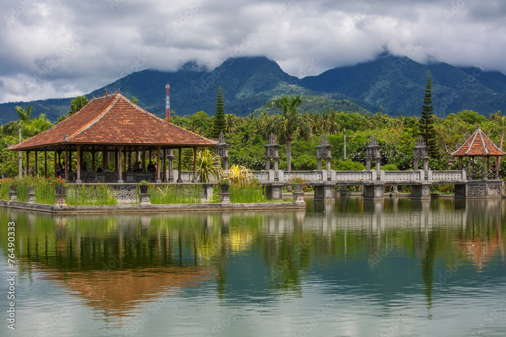 Architectural wonders at the Karangasem water temple in Bali, In