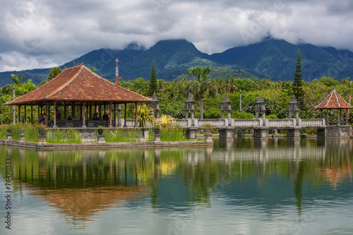 Architectural wonders at the Karangasem water temple in Bali, In © Maygutyak