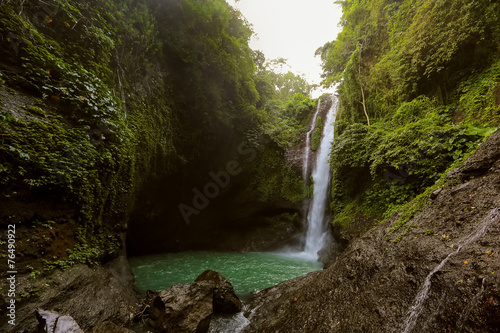 Aling aling waterfall in Bali  Indonesia