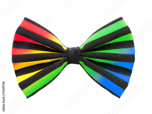 Clownfliege in Regenbogenfarben