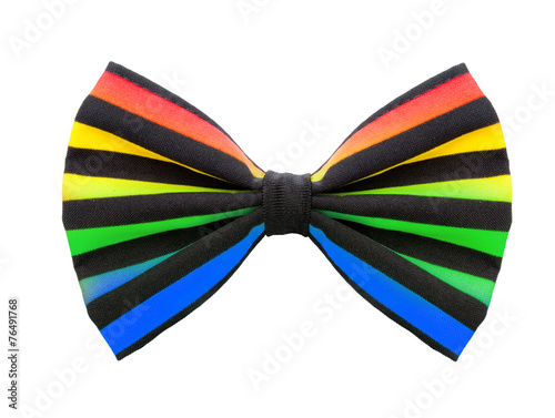 Clownfliege in Regenbogenfarben