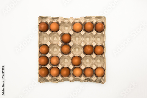 Eggs in carton 