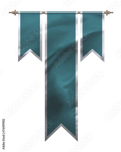 Blue triple flag