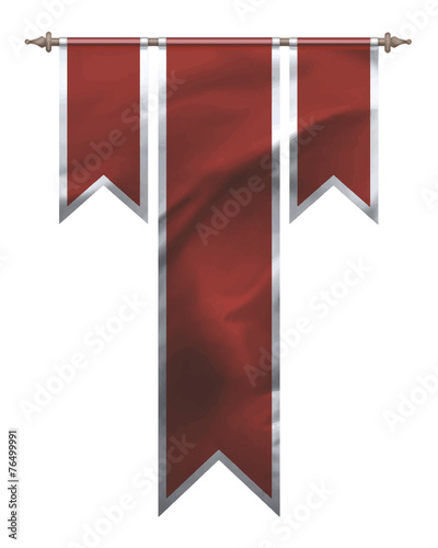 Red triple flag