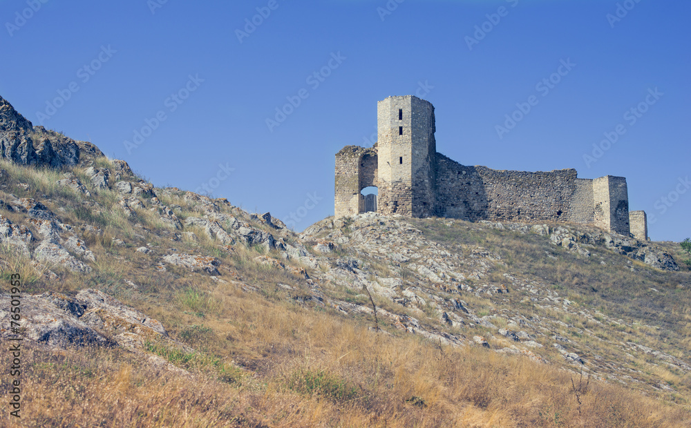 Ruins of Enisala fortress, Dobrogea, Romania