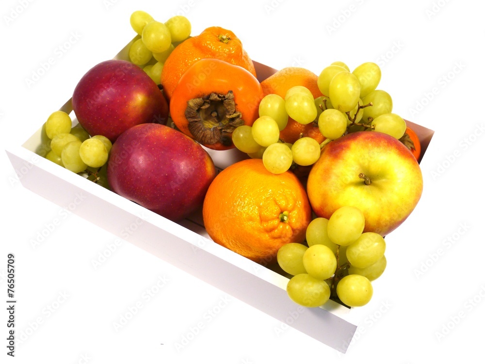 Apples persimmon fruits minneolas grapes and oranges Apples persimmon fruits minneolas grapes and oranges