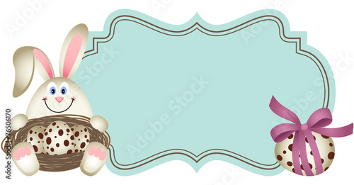 Easter Bunny Label