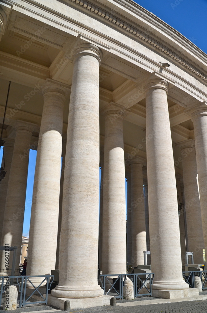 Saint Peter's Basilica Colonnade in Rome Saint Peter's Basilica Colonnade in Rome