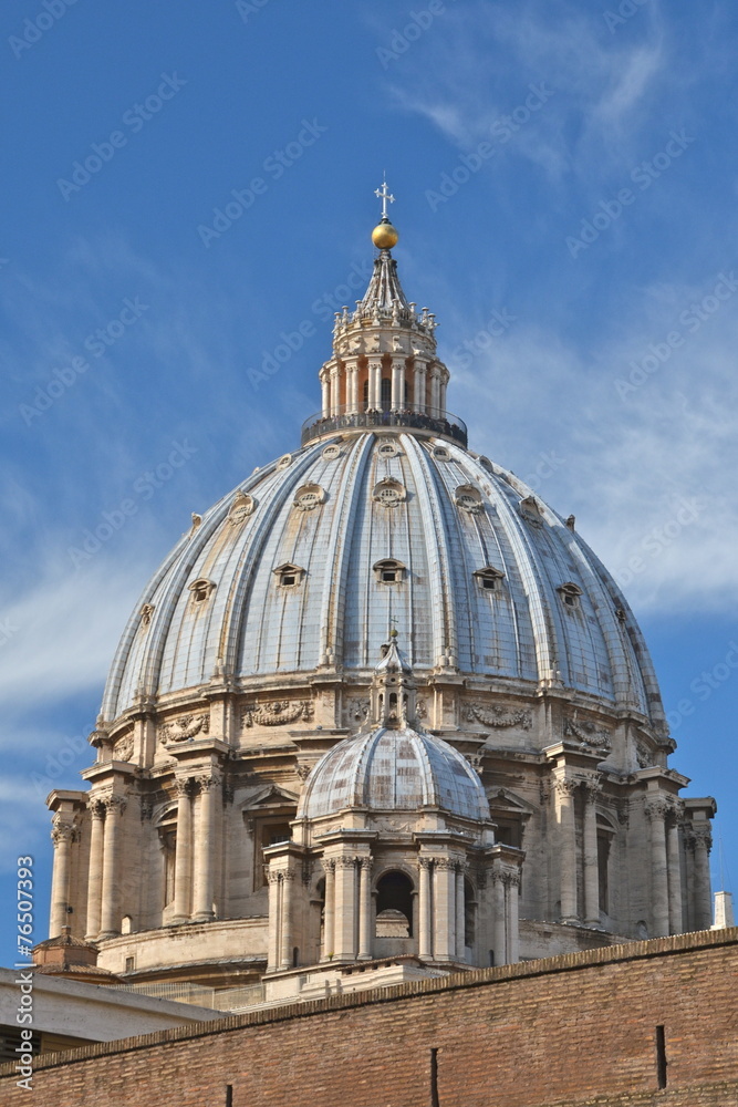 Saint Peter's Basilica Dome in  Rome