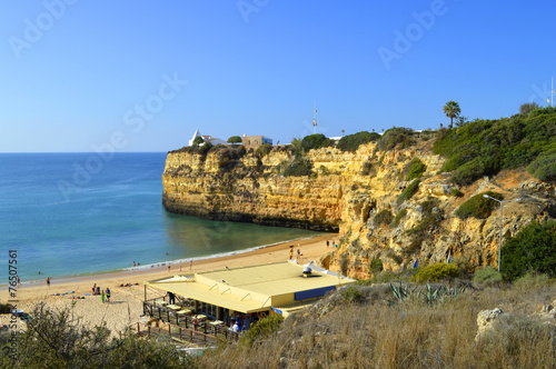 Senhora Da Rocha Beach in Portugal