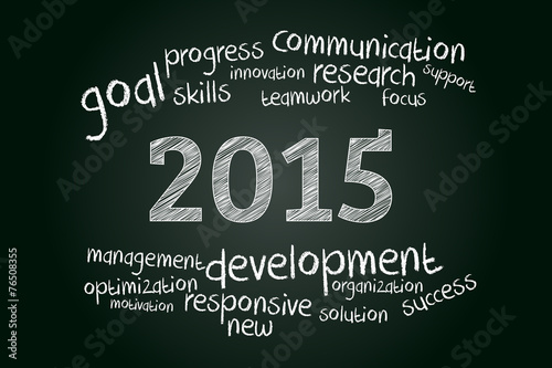 2015 - year of development and innovation. Business concept
